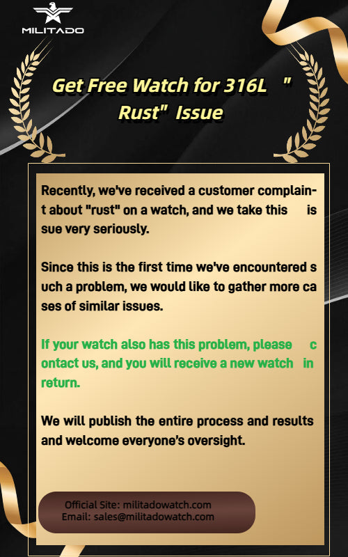 ANNOUNCEMENT! Get Free Watch for "Rust " Issue