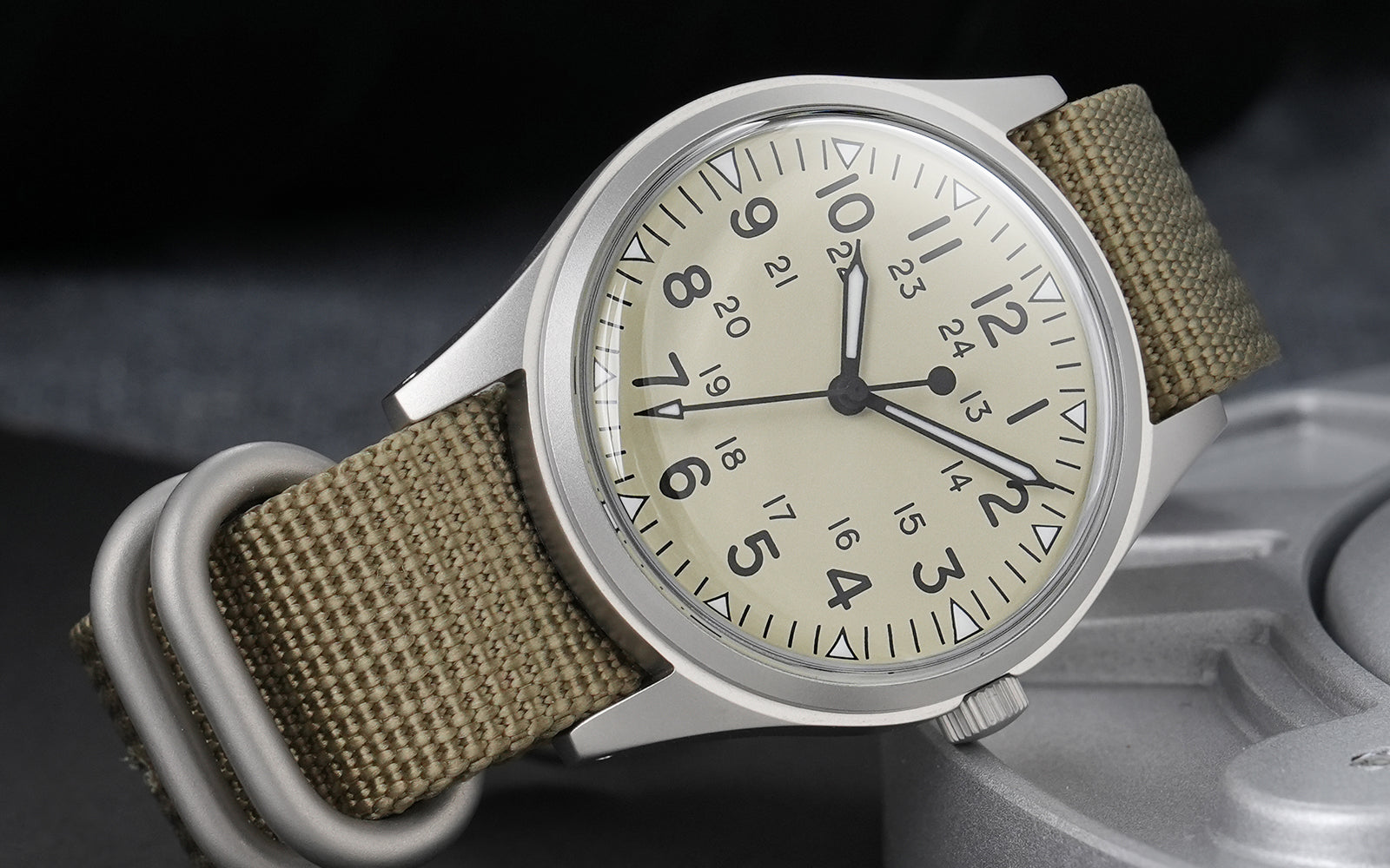 36mm military watch best sale