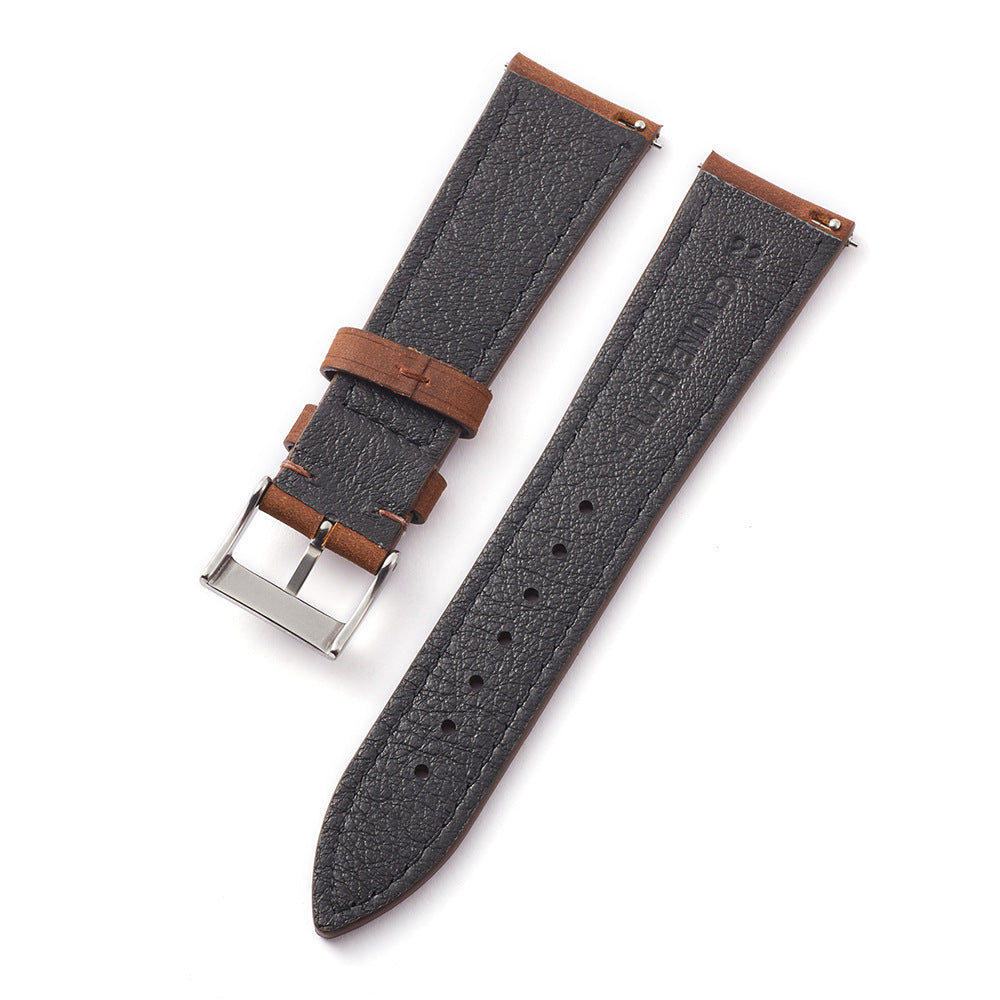 Militado Vintage Leather Watch Strap, Watch Band Width 18mm 20mm 22mm