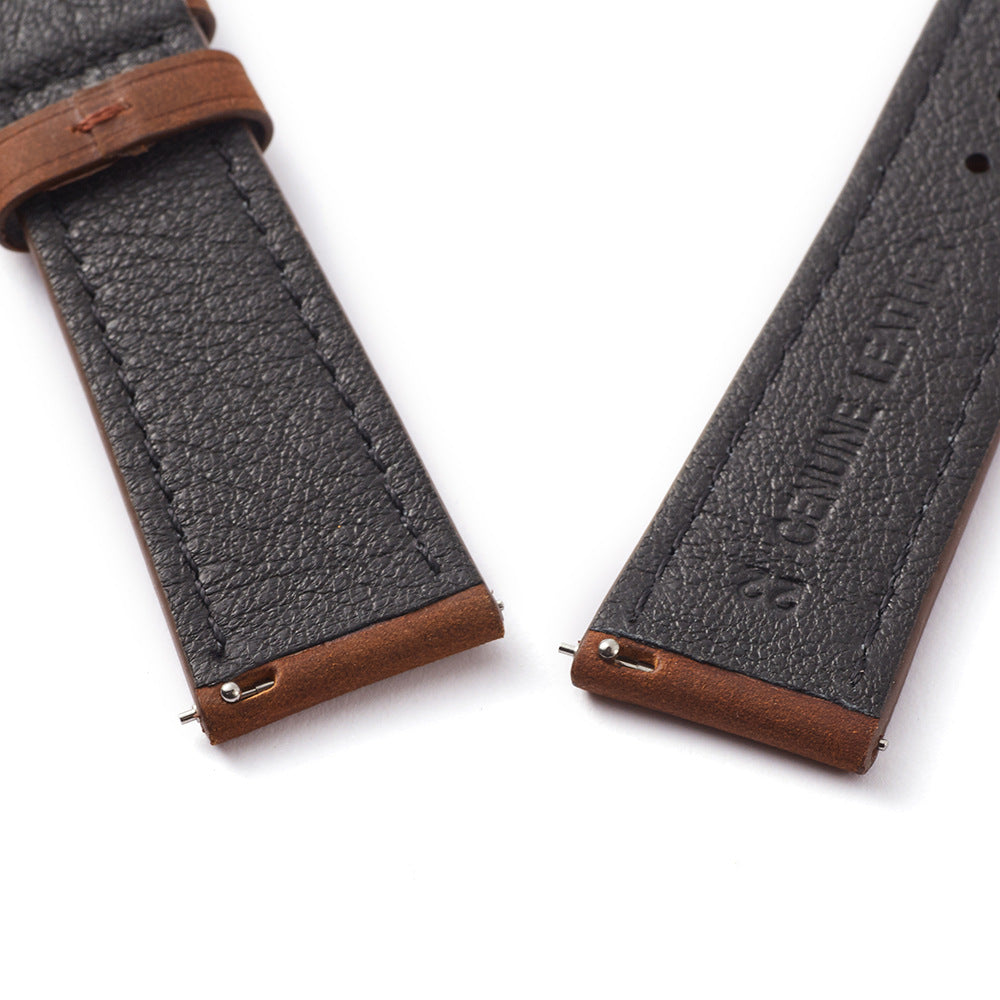 Militado Vintage Leather Watch Strap, Watch Band Width 18mm 20mm 22mm