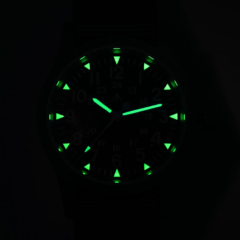 ★Flash Sell ★ Militado 38mm Field Watch ML05 Date Window Version