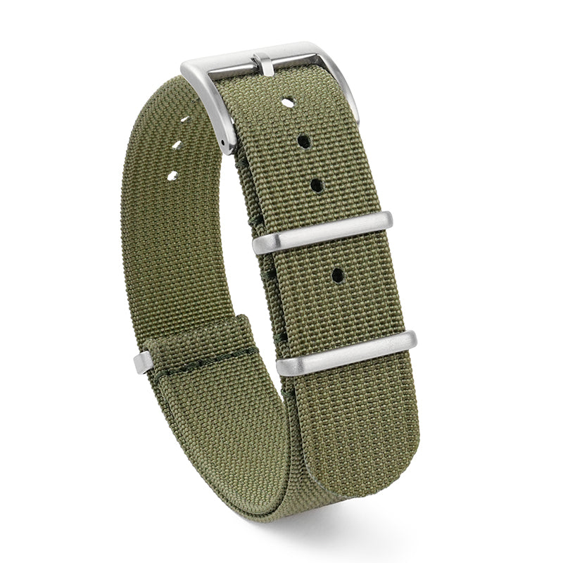 High Quality Nylon Watch Band Sandblast Buckle 19mm