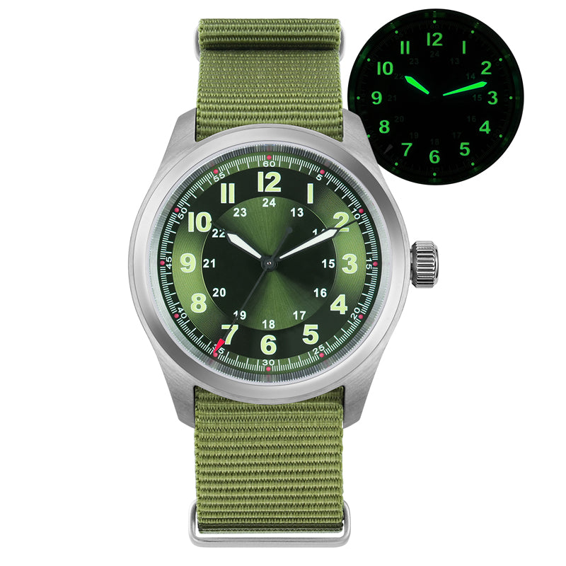 Militado 38mm Vintage VH31 Field Watch ML08