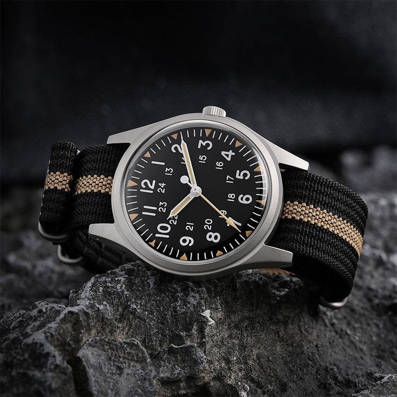 Militado 36mm High Domed VH31 Field Watch ML07