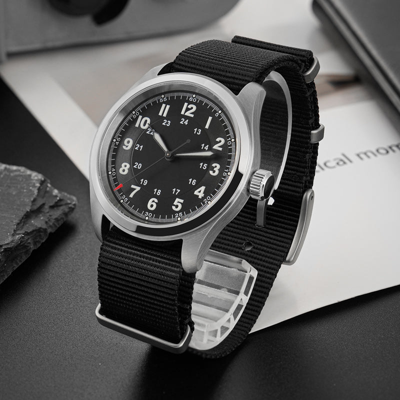 Hot Selling ! Militado 38mm Retro VH31 Military Watch ML08