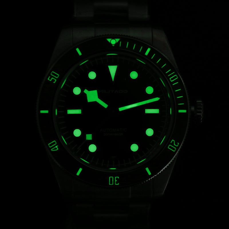 Militado 38mm NH35 Automatic BB58 Retro Watch ML06