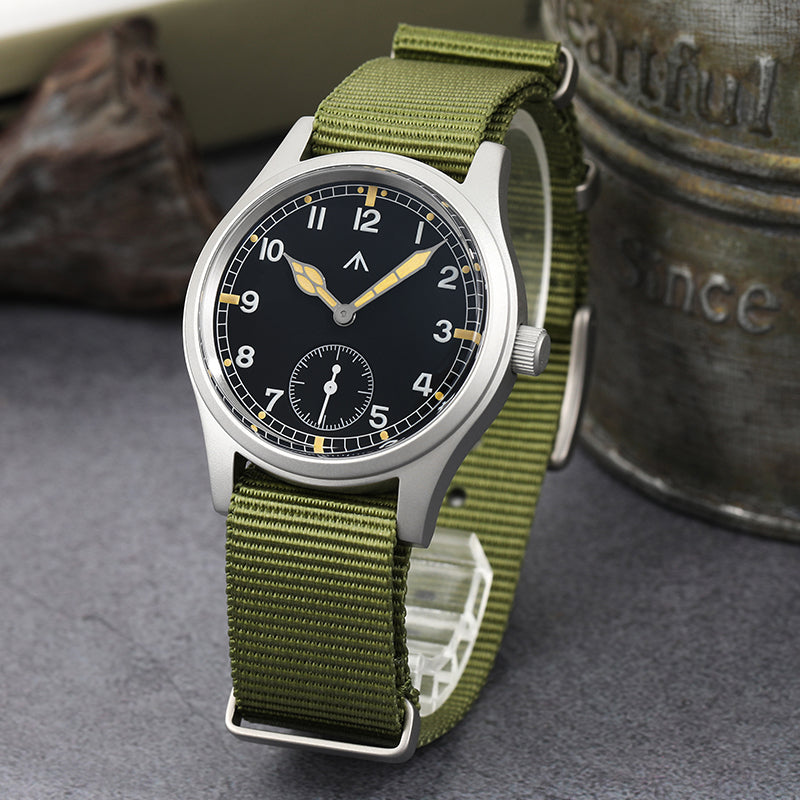 Militado 36 mm D12 Reloj de campo de cuarzo - Agujas tipo espada