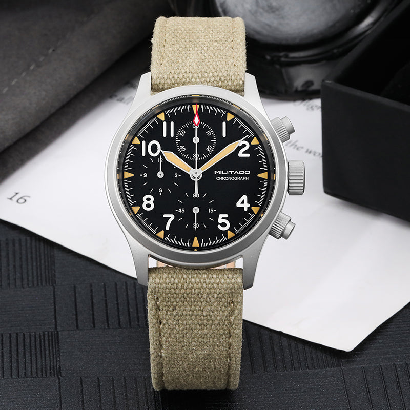 Militado Retro VK67 Quartz Chronograph Watch ML1868