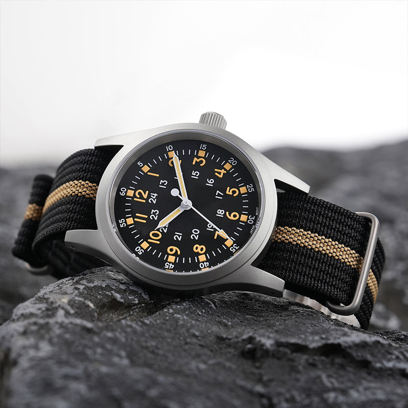 Militado 38mm Sapphire Crystal Field Military Watch ML05