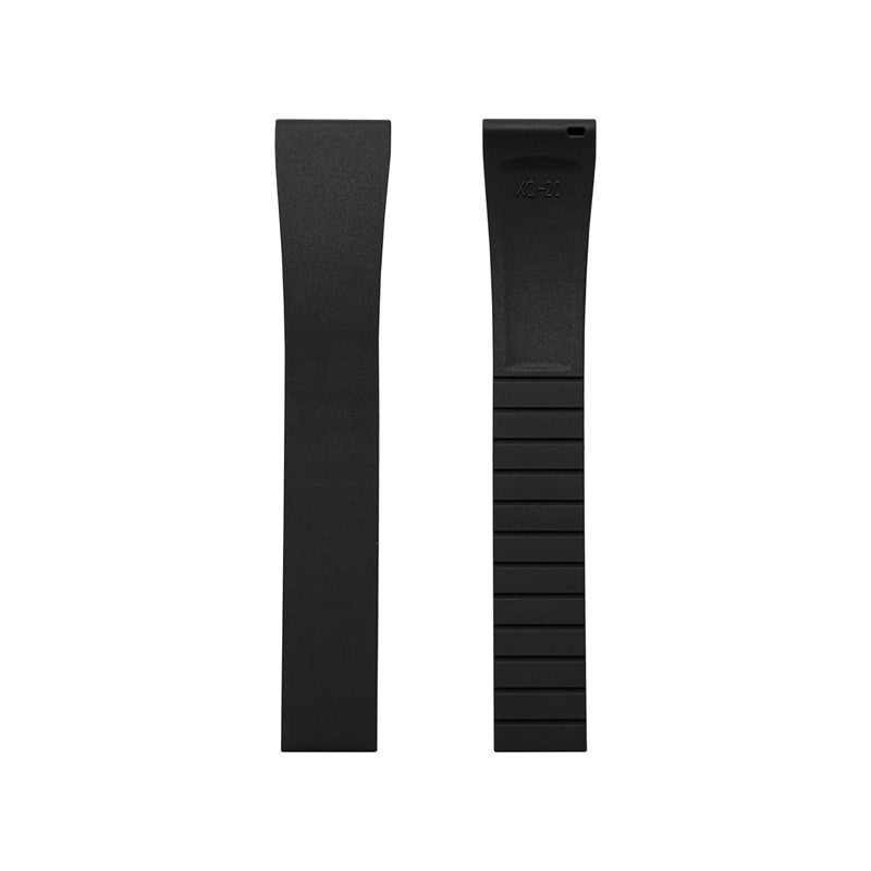 Cut-to-Size FKM Rubber Watch Strap 18mm/20mm/21mm/22mm