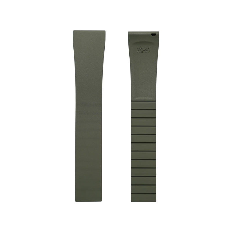 Cut-to-Size FKM Rubber Watch Strap 18mm/20mm/21mm/22mm