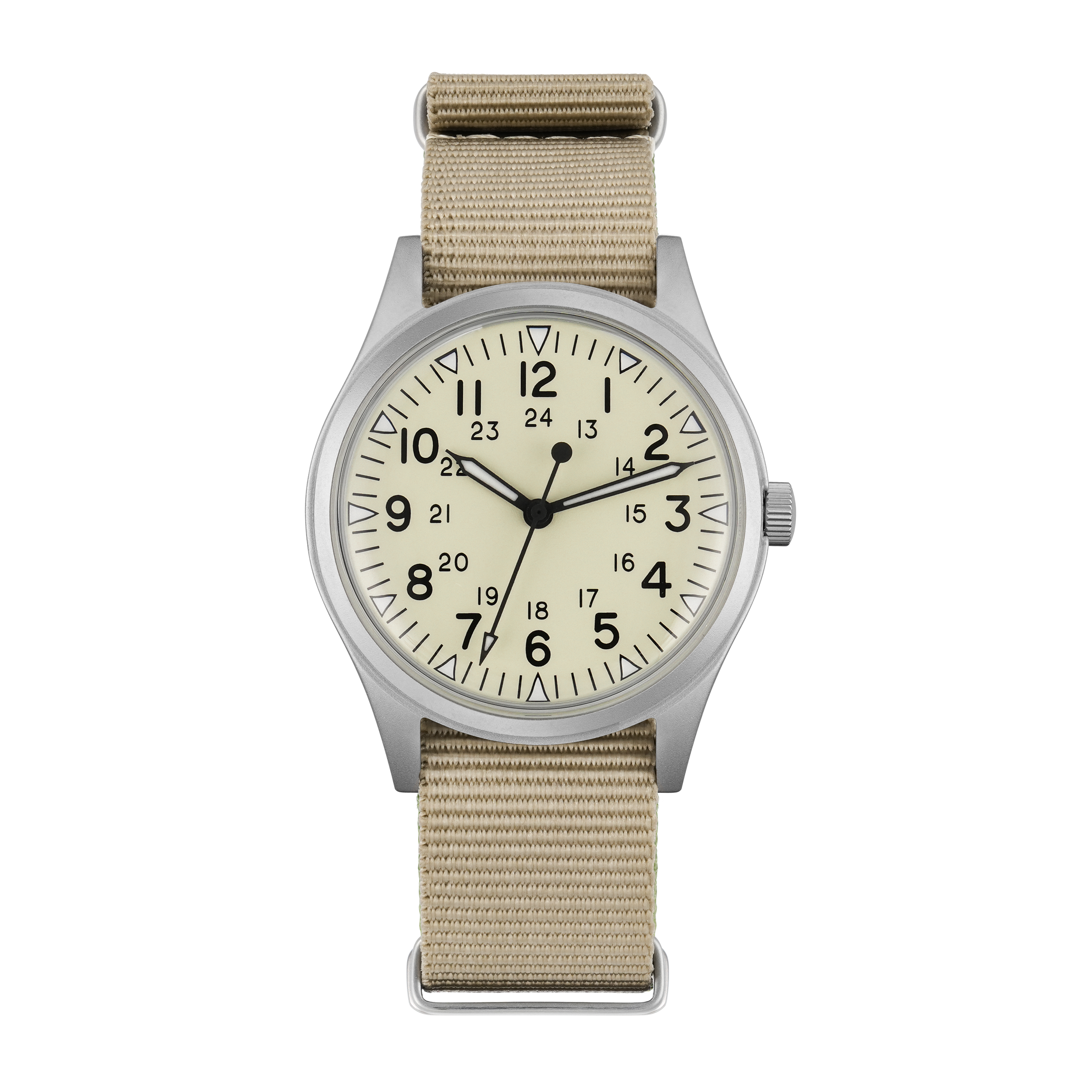 Militado 36mm High Domed VH31 Field Watch ML07