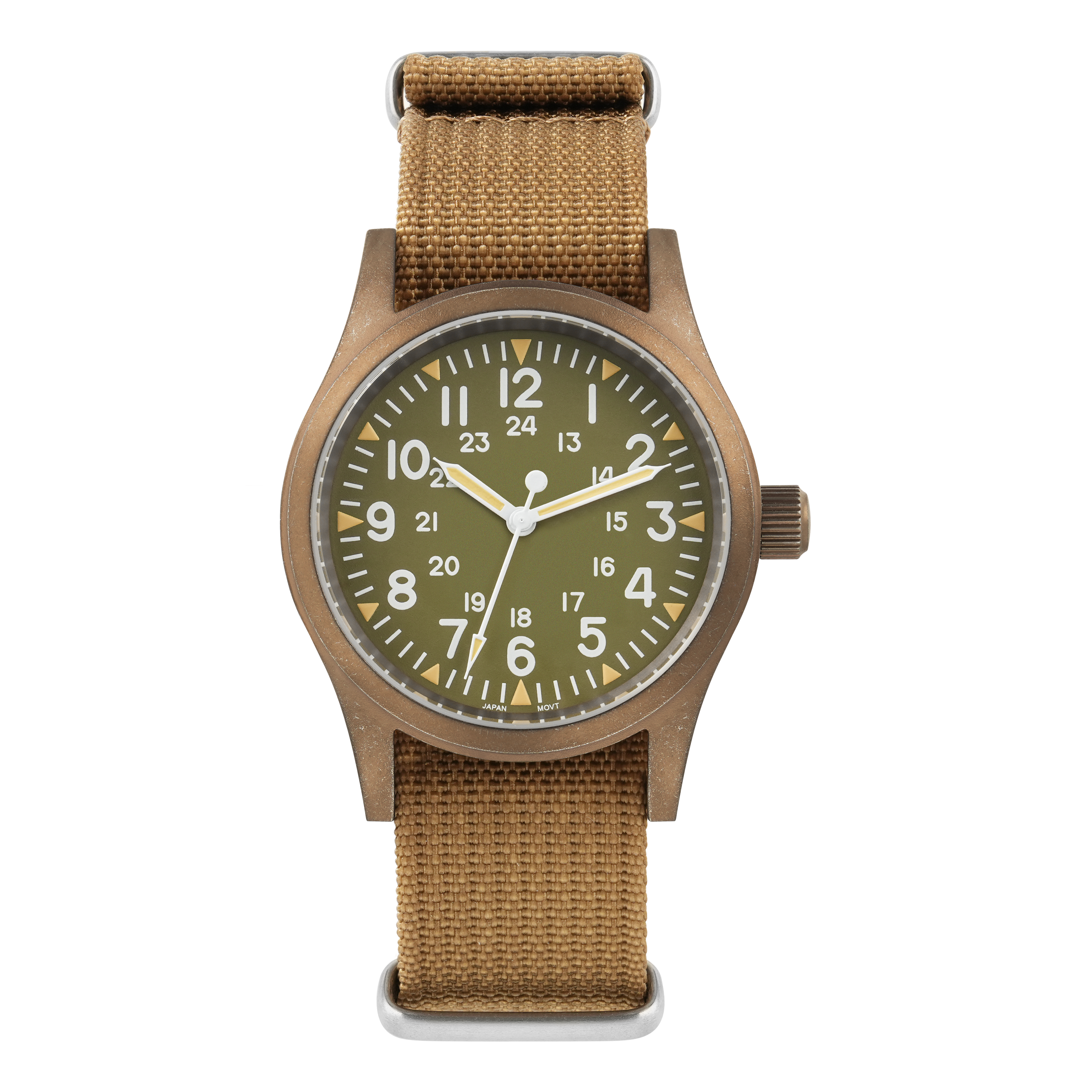 Militado 38mm Sapphire Crystal Field Military Watch ML05