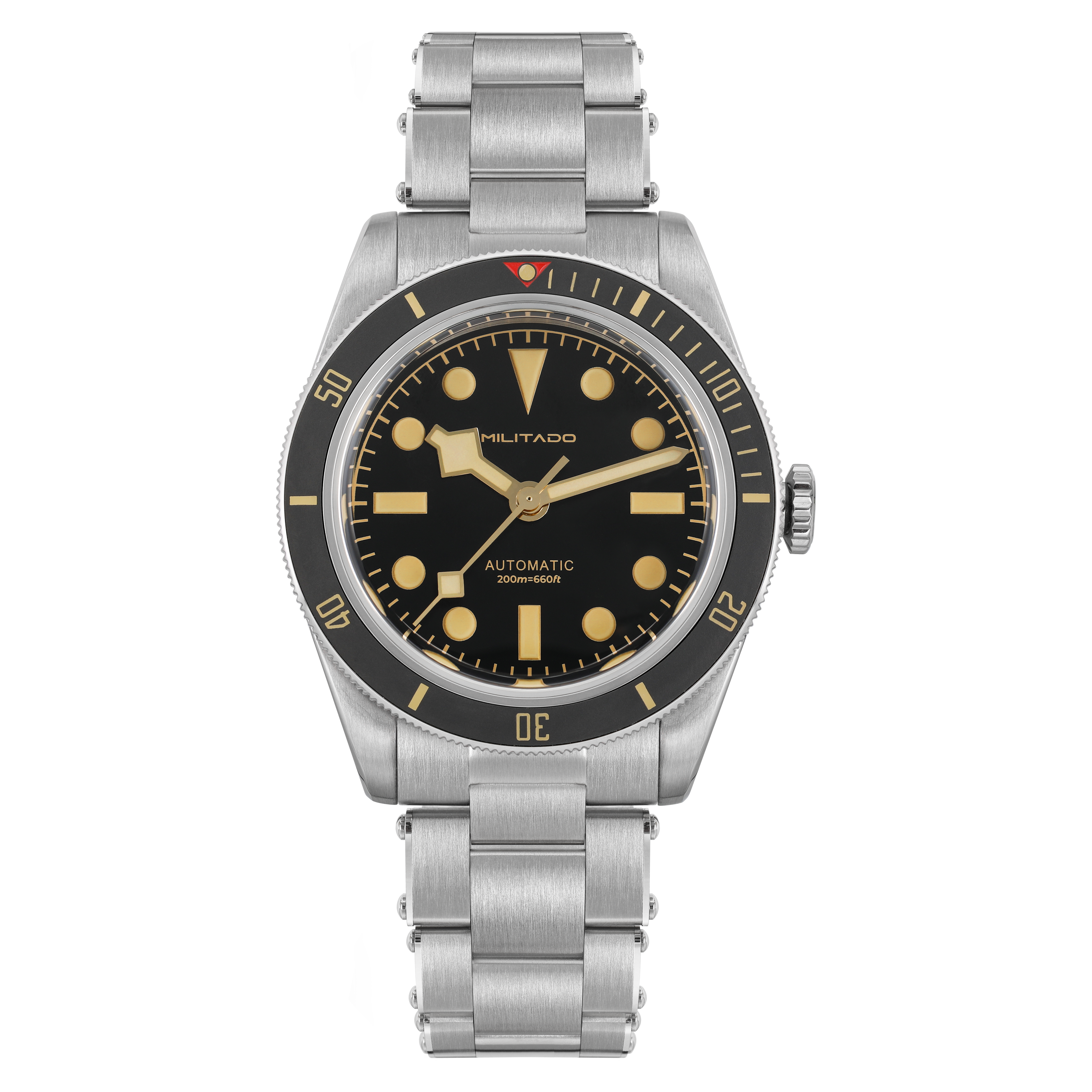 Militado 38mm NH35 Automatic BB58 Retro Watch ML06