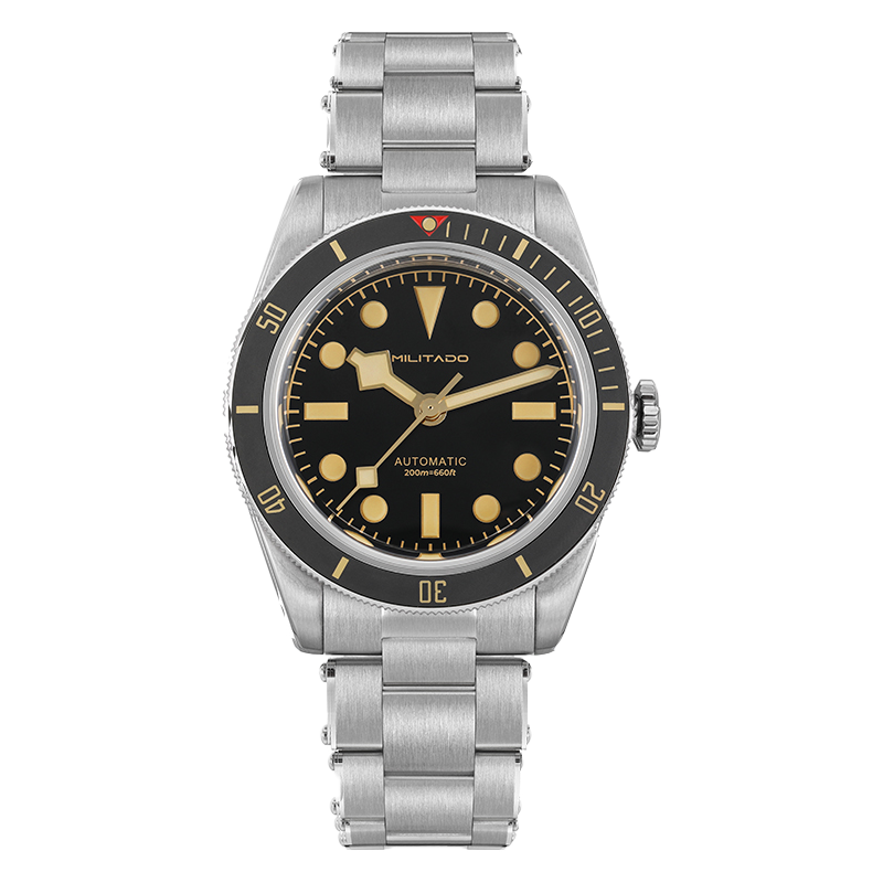 Militado 38mm NH35 Automatic BB58 Retro Watch ML06