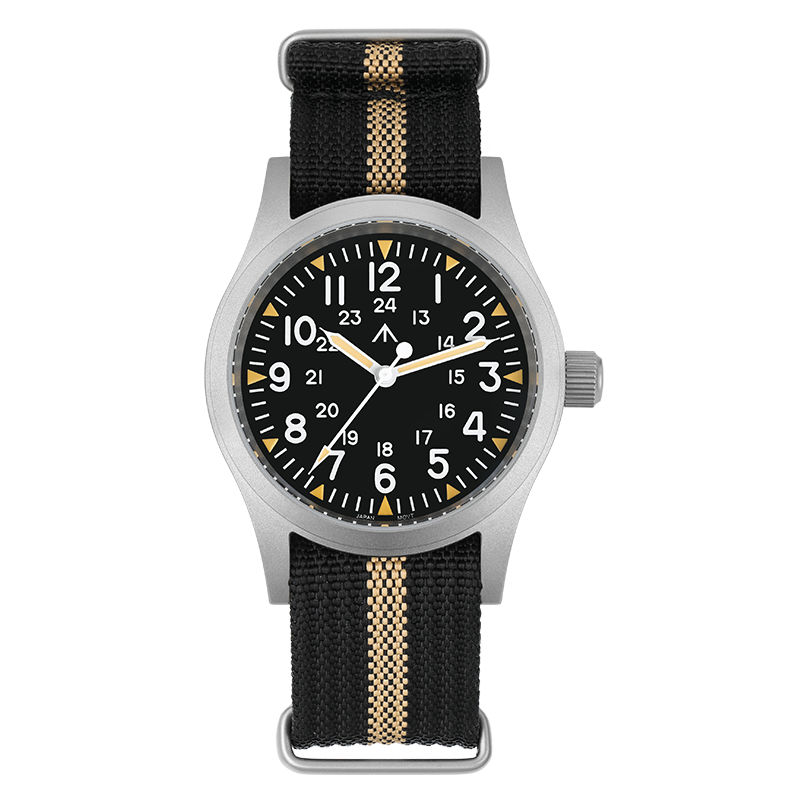 ★Flash Sell ★ Militado 38mm Field Watch ML05 Date Window Version