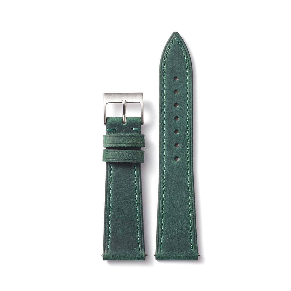 Militado Vintage Leather Watch Strap, Watch Band Width 18mm 20mm 22mm