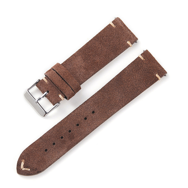 Militado Soft Suede Leather Strap 18mm 20mm 22mm