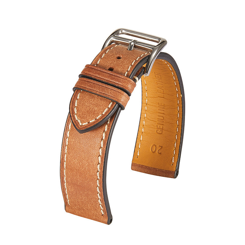 High-Grade Italian Genuine Leather Strap Retro Leather Band 20 22mm