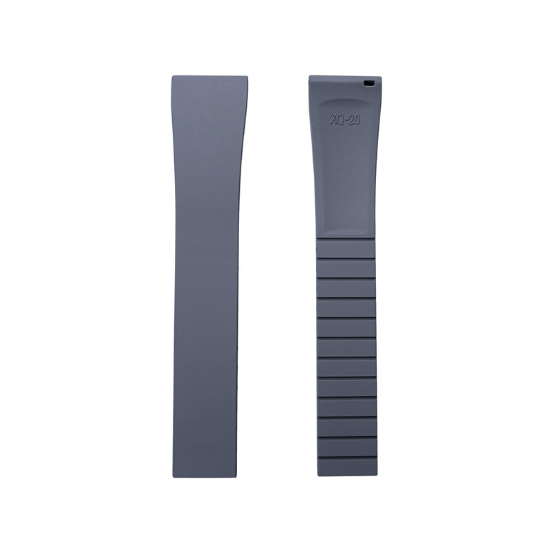 Cut-to-Size FKM Rubber Watch Strap 18mm/20mm/21mm/22mm